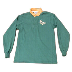 Vintage Maxmore Springboks South Africa Rugby Green Jersey Men's Size 44/112